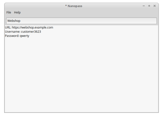 Editing a database (Linux/GTK+3)